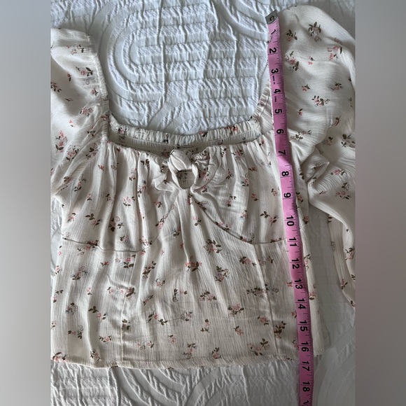 Billabong floral bell sleeve top - Picture 6 of 7